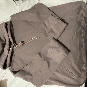 Brown H&M hoodie
